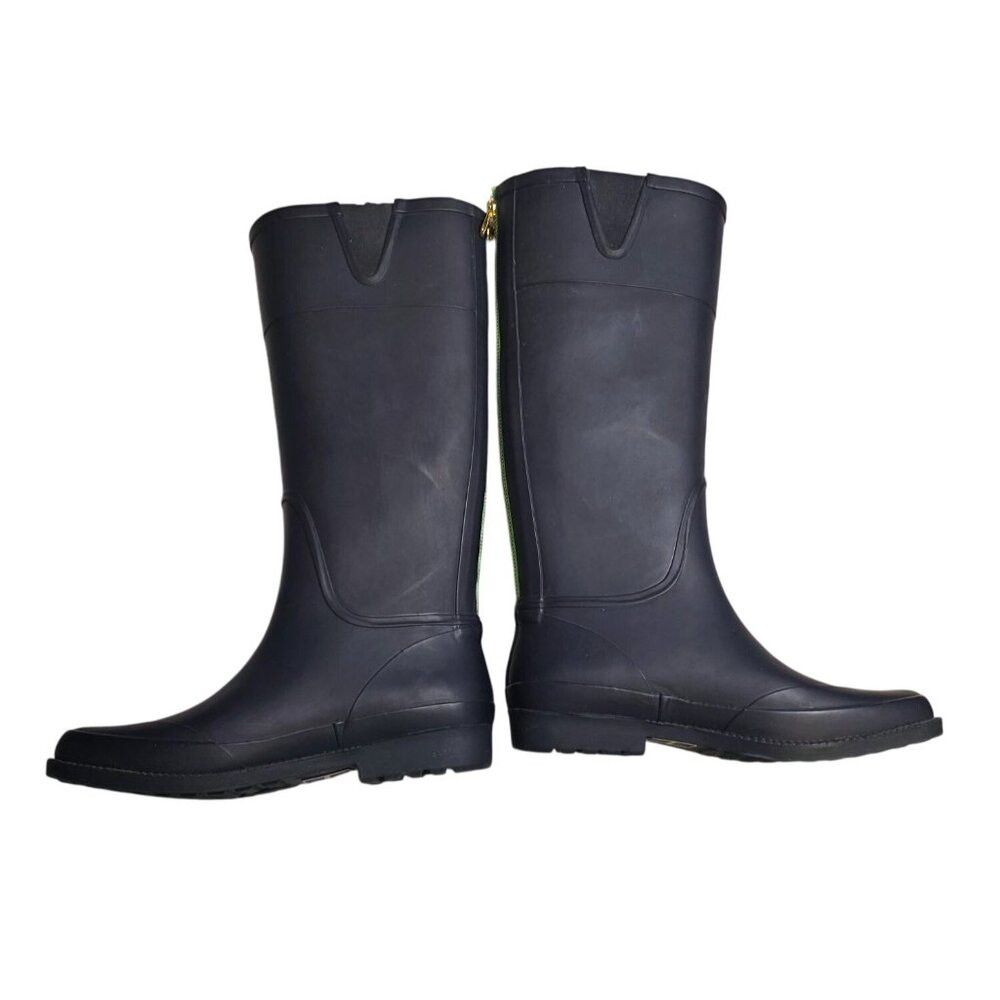 Tommy Hilfiger Calipso Rubber Rain Boots Navy Blue Size 7 - Picture 4 of 9